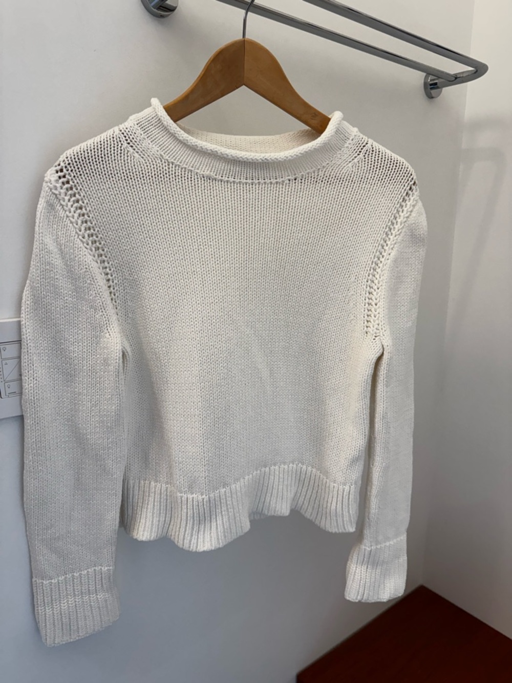 JCrew cotton roll neck sweater